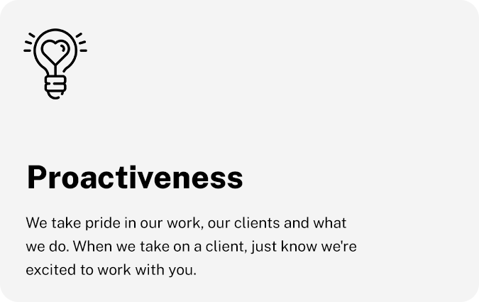 Proactiveness desktop